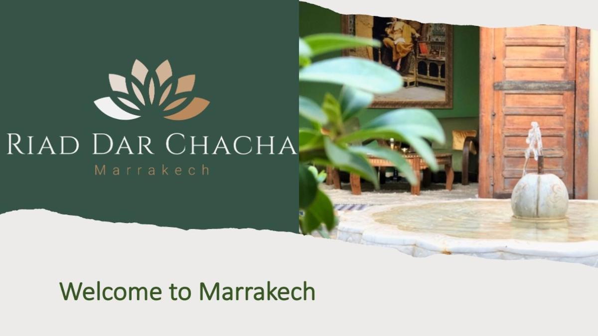 Riad Dar Chacha Marrakesh Exterior photo